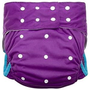 Kuajingdi Incontinentie en handicap verzorgingsdoekluiers, herbruikbare verstelbare maat ademende lekvrije zakluier (kleur: H, maat: M)