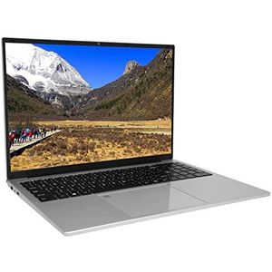 16 Inch Laptop, Kantoornotebook voor Celeron N5105 Processor 1920x1200 IPS Scherm voor School (12+128G EU-stekker)