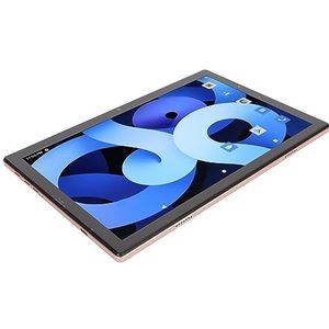 Gaming Tablet 10,1 Inch Kantoor Tablet 12GB 512GB Geheugen Aluminium 4G LTE 5G WiFi voor Thuis (Rosé goud)