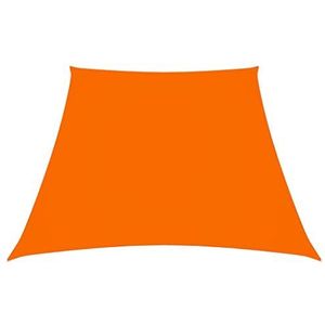 Zonnescherm Zeil Oxford Stof Trapezium 3/4x3m Oranje