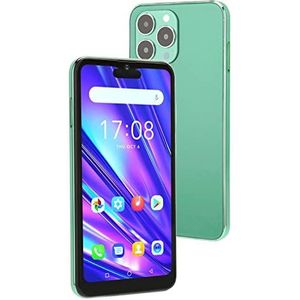 Mobiele Telefoon, Voorzijde 5MP Achterzijde 8MP 4GB RAM 32GB ROM Smartphone Groen 5000mAh Batterij met 64G Geheugenuitbreidingskaart voor Bellen (EU-stekker)