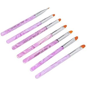 Nail Art Borstels, Nylon Head Nail Pen Manicure voor Salon Gebruik voor Thuis DIY