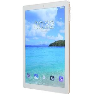 4G LTE-tablet, 10,1-inch Octa Core 6000mAh Batterij 10 Entertainmenttablet (Goud)