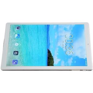 10,1-inch Tablet, 6 GB RAM 128 GB ROM Tablet-pc Octa Core-processor voor Werk voor Entertainment (Zilver)
