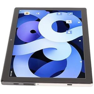 Tablet 4G LTE 10,1 Inch 8 Core Digitale Tablet 12 GB RAM 512 GB ROM voor Leervideo (Zilver)