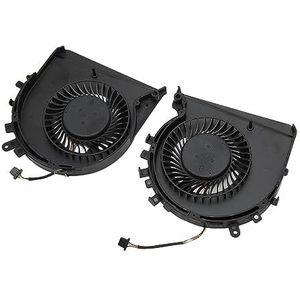 Laptop-Koelventilator, 4-pins Voeding 4-pins Koelventilator Eenvoudige Installatie Lichtgewicht voor Laptop L57170 001 (CPU- en GPU-koelventilator)