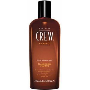 American Crew Classic Gray Shampoo - Zilvershampoo vrouwen - Voor Grijs haar - 250 ml - Zilvershampoo vrouwen - Voor Grijs haar