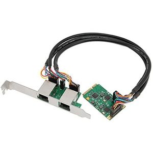 Gigabit Ethernet-kaart, Mini PCIE Gigabit Ethernet-kaart 10 100 1000 Mbps RTL8111H-chip voor Thuis