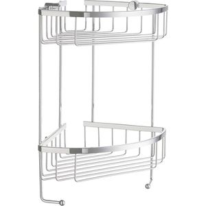 Douchekorf Smedbo Sideline Dubbel 19,5x19,5 cm Chroom