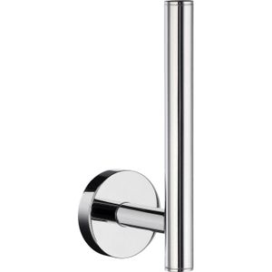 Smedbo Home Reserverolhouder - 4.8x14x6.5cm - zelfklevend / boren - Massief messing Chroom HK320