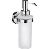 Smedbo HK369 Huishoudelijk met zeepdispenser van glas, gepolijst, chroom