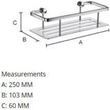 Smedbo - Sideline - Douchemand - Chroom - Massief Messing - 10.3x6cm