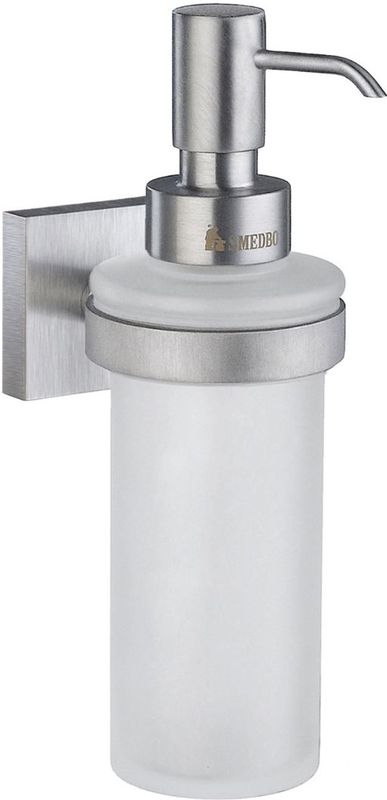 Smedbo - House - Zeepdispenser - Matglas - Mat Chroom - 200ml