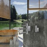 Smedbo Air Handdoekrek 3arms Chroom AK327