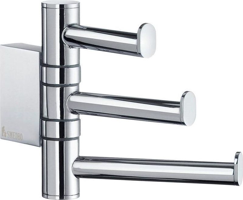 Smedbo Air Handdoekrek 3arms Chroom AK327