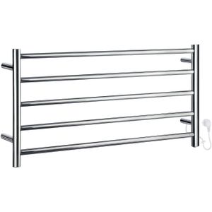 Elektrische Handdoekradiator Smedbo Dry Wide 100x48 cm 90W RVS Glans
