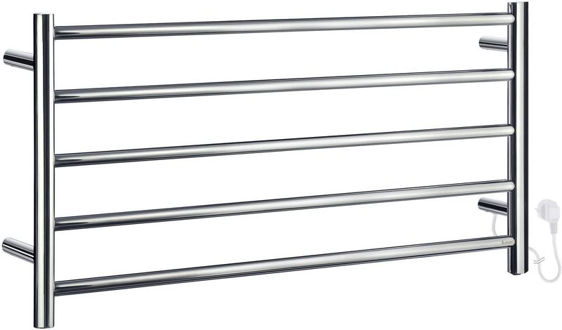 Elektrische handdoekradiator smedbo dry wide 100x48 cm 90w rvs glans