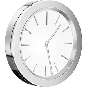 Smedbo - Time Klok - 6x6x1cm - Zelfklevend - Zinklegering Chroom