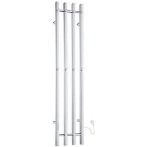 Smedbo Dry Elektrische Handdoekradiator 150cm FK714 RVS Glanzend - Accessoires - Handdoekhouders - Elektrische Handdoekwarmers - 7391447084955