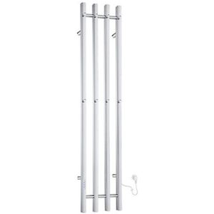 Elektrische handdoekradiator smedbo dry verticaal 30x150 cm 120w rvs gepolijst