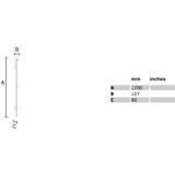 Smedbo - Dry Tree - Elektrische Handdoekradiator - Mat Zwart - RVS