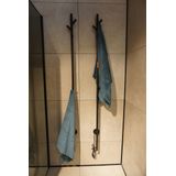 Smedbo - Dry Tree - Elektrische Handdoekradiator - Mat Zwart - RVS