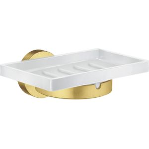 Smedbo Home - Zeepschaal - Wandmodel - Geborsteld Messing/Porselein