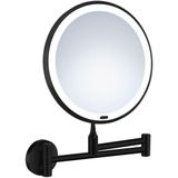 Smedbo - Beslagsboden - Vergrotingsspiegel - Wandmodel - Mat Zwart