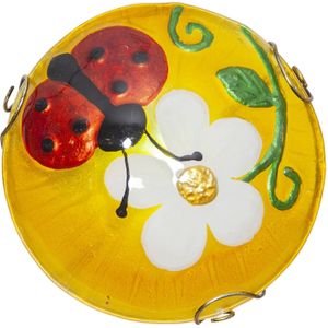 Star Trading Solar grondspies Salona, decoratie, LED, buiten, bloem en lieveheersbeestje design, schemersensor, koel wit, 44 cm
