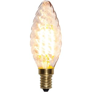 Kaarslamp - E14 - 4W - Super Warm Wit <2200K - Dimbaar - Filament - Helder