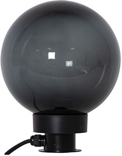 STAR TRADING Buiten-decoratiebol Orby in zwart, Ø 20 cm