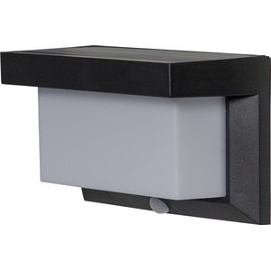 STAR TRADING Valla LED wandlamp op zonne-energie met bewegingsmelder