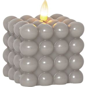 Star Trading LED bubbelkaars 'Dot', echte was, grijs