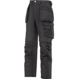 Snickers 3214 Canvas+ Werkbroek met Holsterzakken - Zwart/Zwart