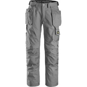 Snickers - 3214 Canvas+ - Werkbroek - Grijs - Canvas - Holsterzakken