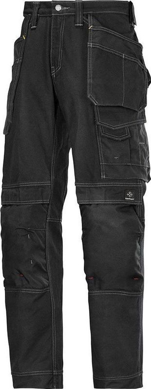 Snickers 3215 Comfort Cotton Werkbroek met Holsterzakken Zwart maat 042