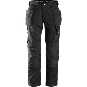 Snickers 3211 Werkbroek met Holsterzakken, CoolTwill - Zwart/Zwart