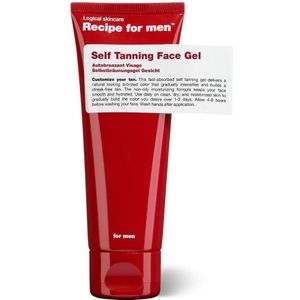 Recipe For Men - Self Tanning Face Gel - Zelfbruiner - Transparant - 150 ml