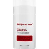 Recipe For Men - Antiperspirant Deodorant Stick - 50 ml - Huidtype Ongeacht