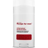 Recipe For Men - Antiperspirant Deodorant Stick - 50 ml - Huidtype Ongeacht