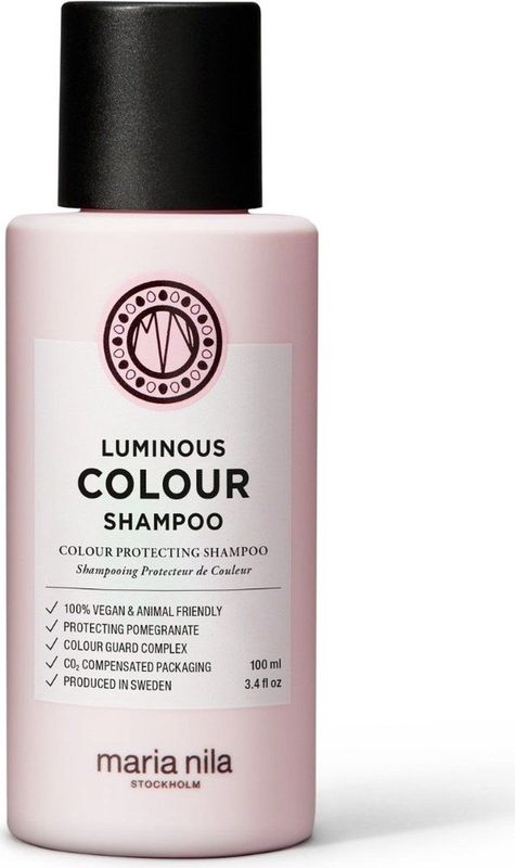 Maria Nila Luminous Colour Shampoo-100 ml - Normale shampoo vrouwen - Voor Alle haartypes