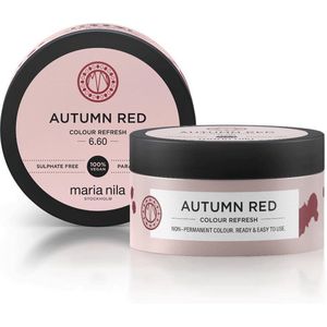 Maria Nila Colour Refresh - Autumn Red 100ml | Een revolutionair kleurmasker voor middenbruin en donker haar, MN-4702