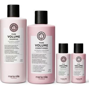 Maria Nila - Pure Volume - Haarverzorgingsset - Voor Fijn Haar - Travelsizes