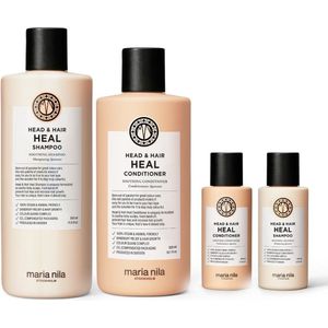 Maria Nila - Head & Hair Heal Set - Shampoo & Conditioner - Normaal & Travelset