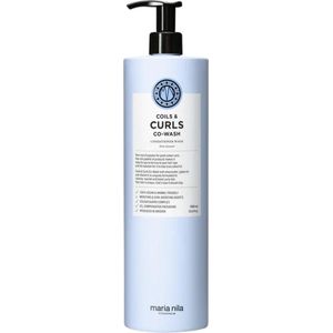 Maria Nila - Coils & Curls Co-Wash - 1000ml - Jojoba Olie - pH 5.0 - 5.5