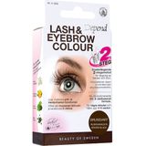 Depend Wimper- en Wenkbrauwverf Bruin/Zwart