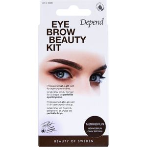 Depend Eye Brow Beauty Kit - Dark Brown Art. 4930