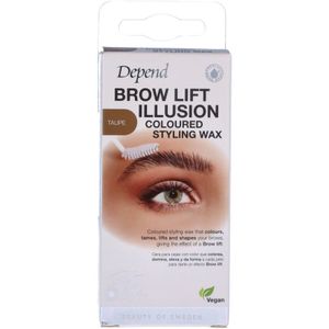 Depend - Perfect Eye Brow Illusion Wax - Taupe - 5 g