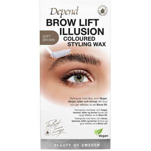 Brow Lift Illusion Wax - Soft Brown - Wenkbrauwgel