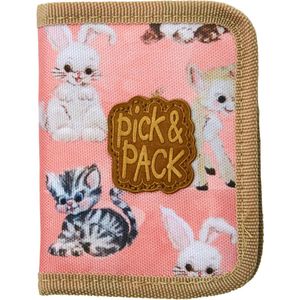 Pick & Pack Wallet - Cute Animal Wallet  / Coral